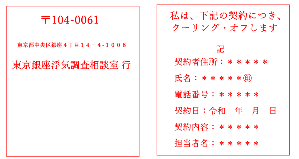 クーリング・オフ　東京銀座浮気調査相談室